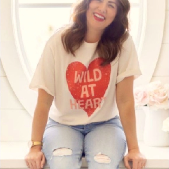 Jillian Harris Joe Fresh Wild at ❤️ Marjorie Tee - Picture 1 of 1